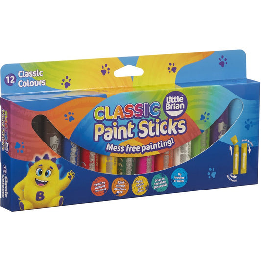 Little Brian Paint Sticks - Classic 12pk