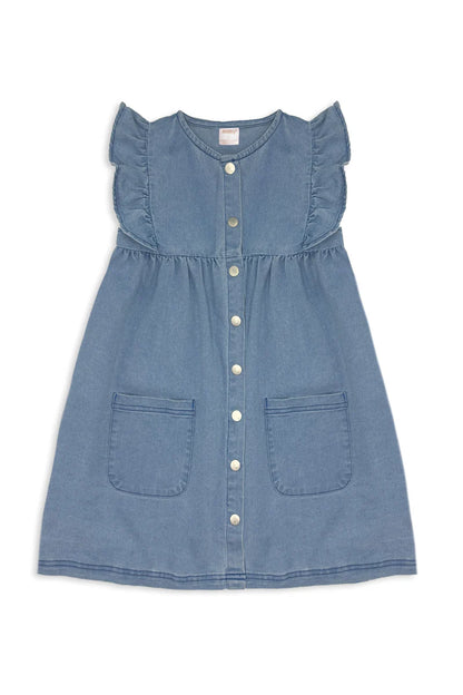 Milky - Denim Frill Dress