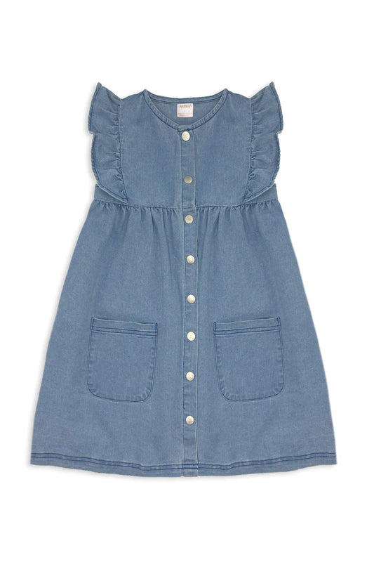 Milky - Denim Frill Dress