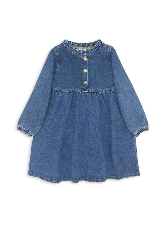 Milky - Mid Wash Denim Dress
