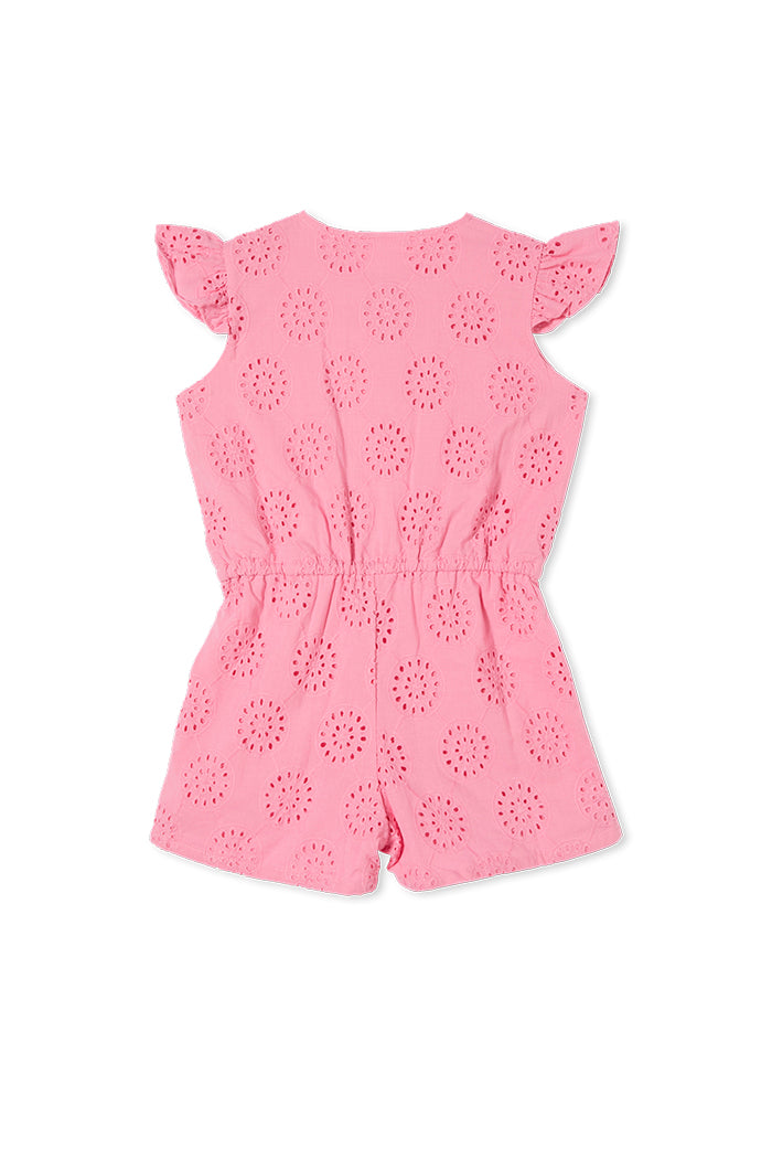 Milky - Broderie Playsuit