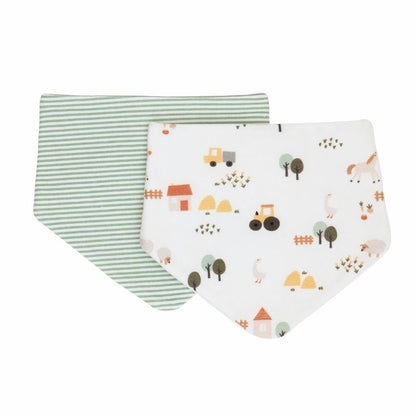 All4Ella - Bandana Bib - 2pk - Assorted