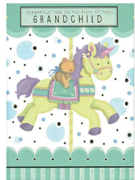 Congratulations On Birth of Grandchild - Card Deluxe