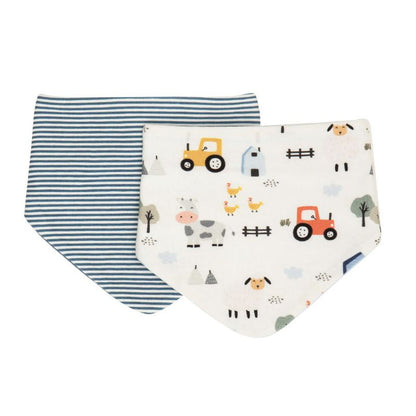 All4Ella - Bandana Bib - 2pk - Assorted