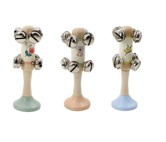 Wooden Jingle Sticks - Koala, Wattle & Waratah
