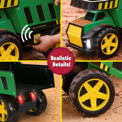 John Deere - 40cm Mega Steel Dump Truck with Lights & Sounds