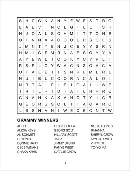 Large Print Bumper Puzzle Book - Word Search