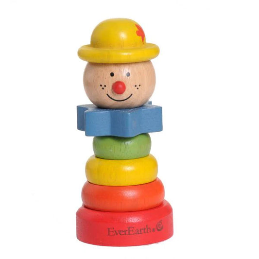 EverEarth - Wooden Stacking Clown