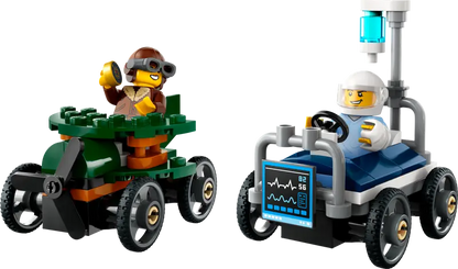 Lego City - Airplane vs. Hospital Bed Race Car Pack 60458