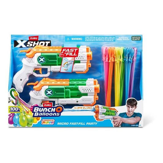 Zuru - XSHOT Fast Fill 2pk with 3pk Bunch o Balloons