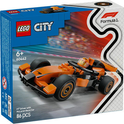 Lego City - F1 Driver with McLaren Race Car 60442