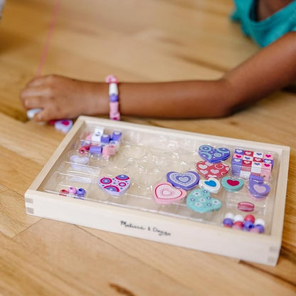 Melissa & Doug - Created by Me! Heart Beads Wooden Bead Kit