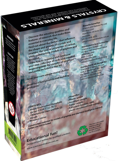 Crystals and Minerals Science kit