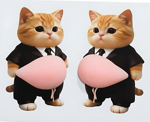 Sensory Reusable Sticker - Silicon Fat belly