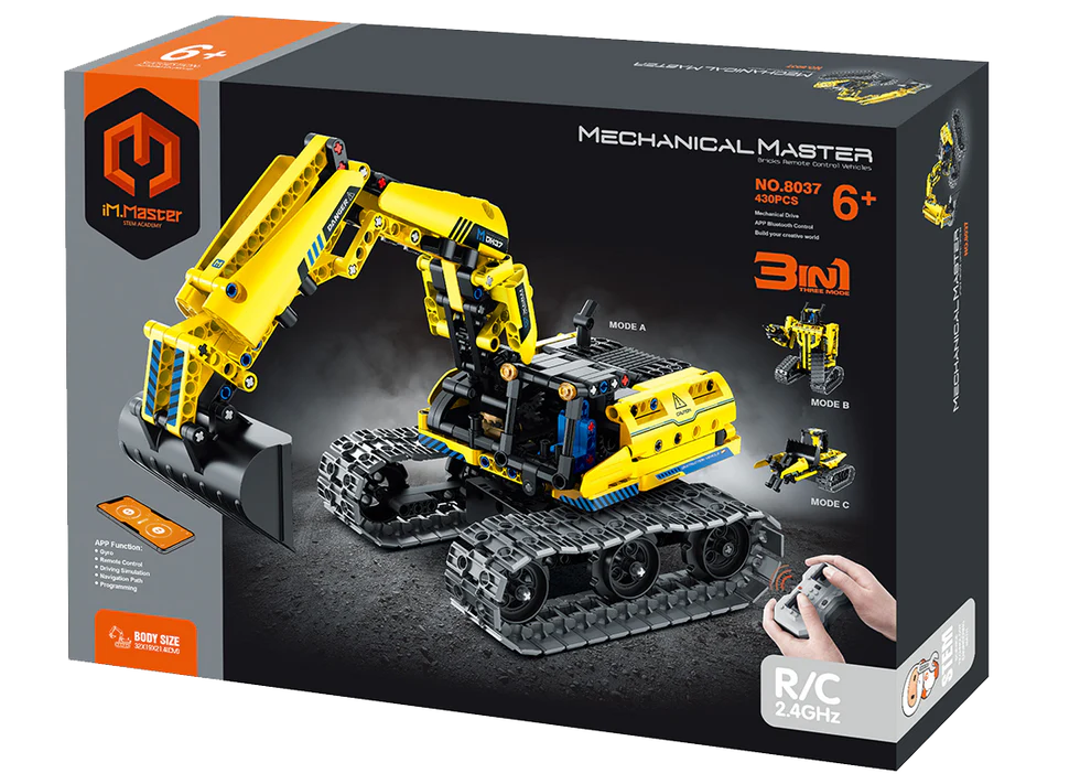 iM.Master - 2.4G R/C & APP Excavator & Robot 3 IN 1 - 430PCS