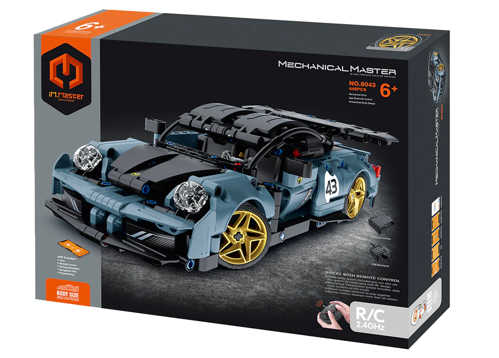 iM.Master - 2.4G R/C & APP programming super car 449PCS