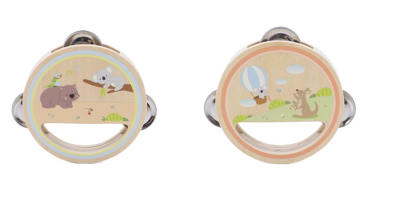Toyslink - KoKo's Music Adventure Wooden Tambourines