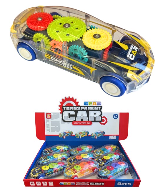 Transparent Gear Car