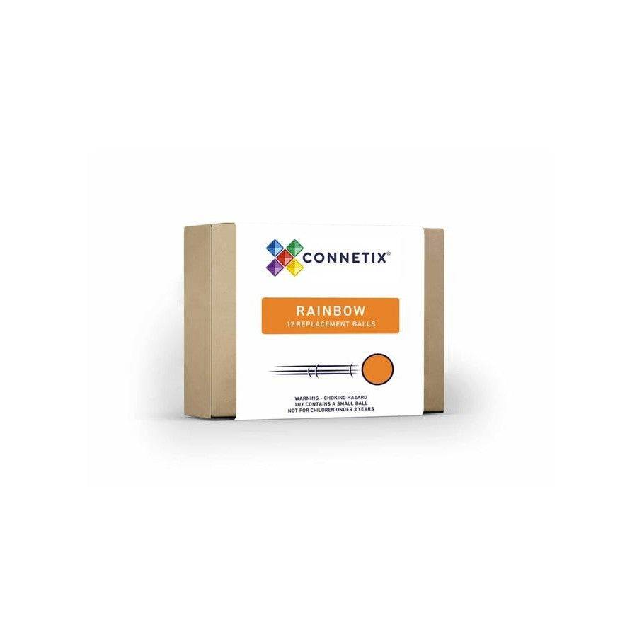 Connetix - Rainbow Replacement Balls 12 pc