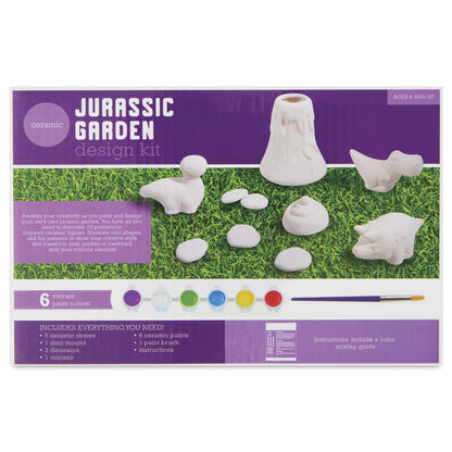 Ankler Art - Paint Your Own Garden Design Kit - Jurassic Garden