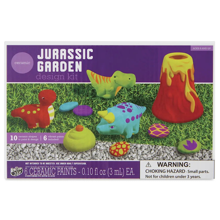 Ankler Art - Paint Your Own Garden Design Kit - Jurassic Garden