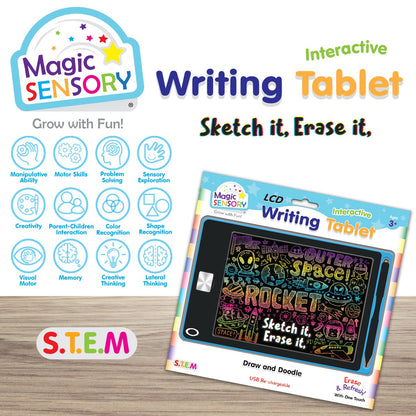 Magic Sensory - 8.5" Interactive LCD Writing Tablet (USB Rechargeable)