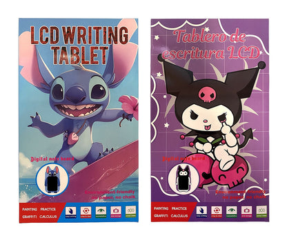LCD Writing Tablet - Stitch or Kuromi