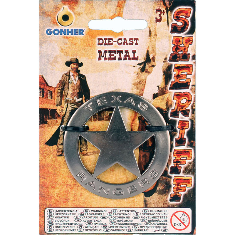 Gonher - Sheriff Metal Magnetic Badge