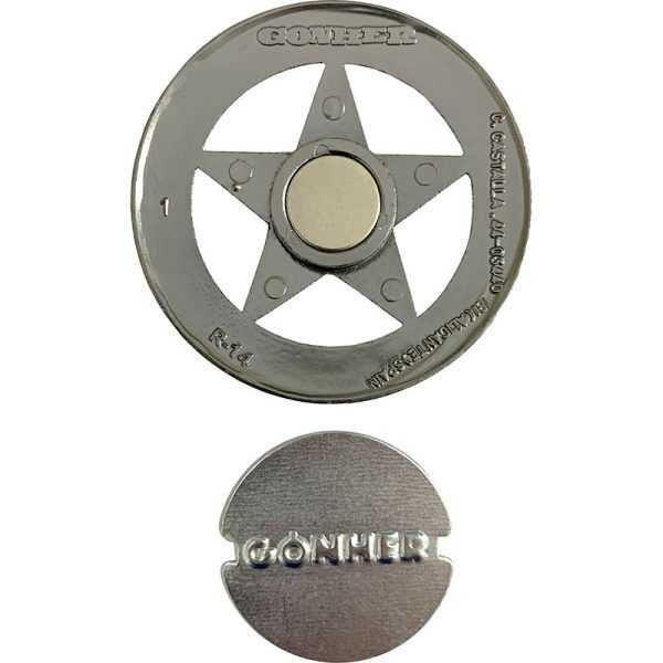 Gonher - Sheriff Metal Magnetic Badge