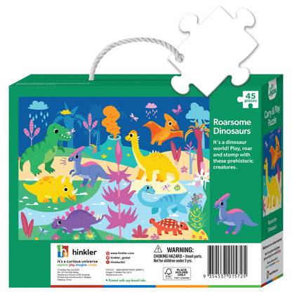 Junior Jigsaw Carry & Play : Roarsome Dinosaurs 45pc