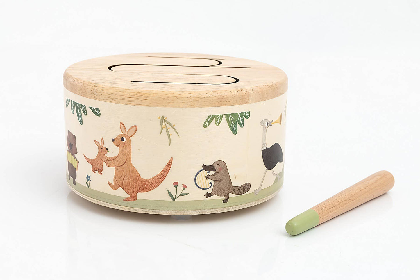 Onya Kids - Outback Beats (Wooden Drum with Australian Animals)