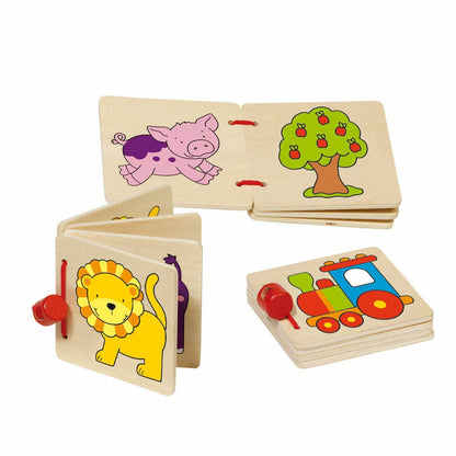 Goki - Wooden Picture Book