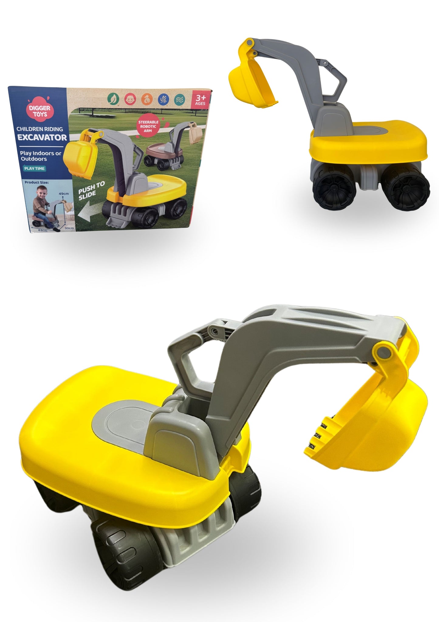 Super Dooper Sit On Beach Excavator