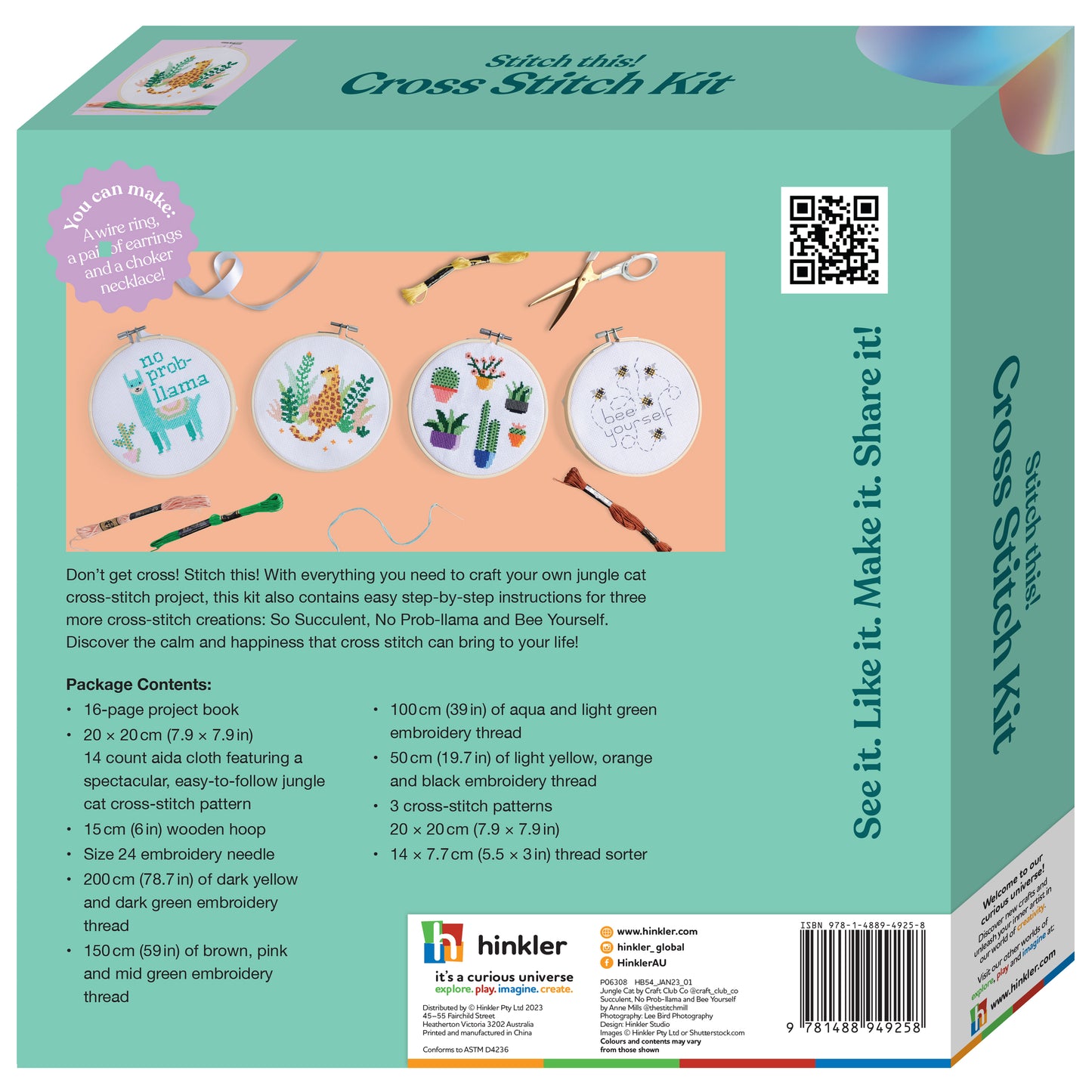 OMC! Cross Stitch Kit