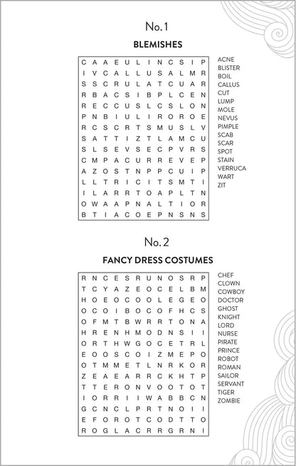 Mindful 600 Puzzles - Word Search  Pink Ombre