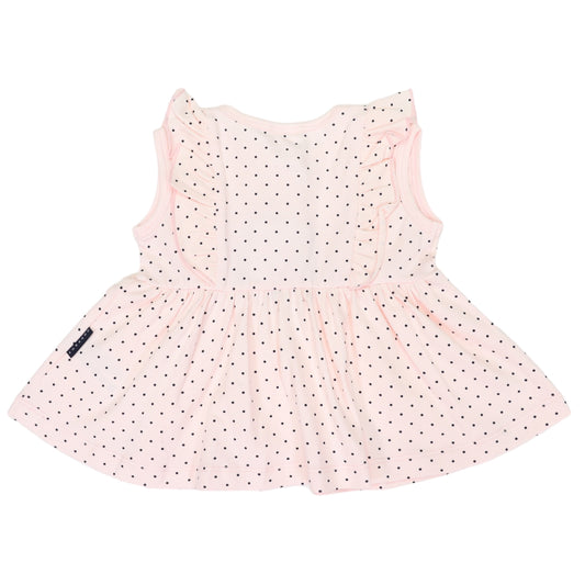 Korango - Cotton Stretch Spot Blouse - Light Pink