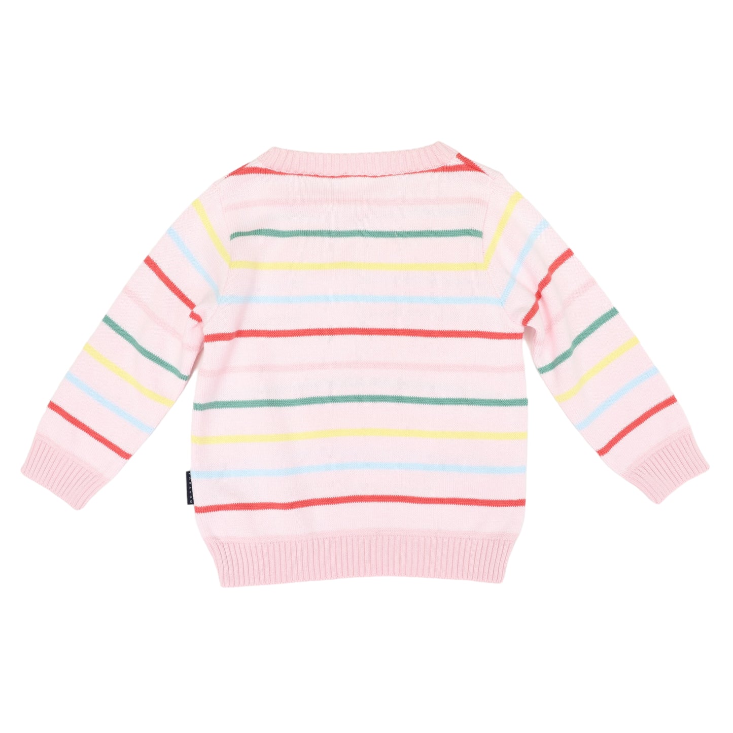 Korango - Stripe Knit Sweater Pink
