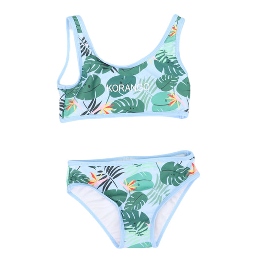 Korango - Fern Swim Crop Set Blue