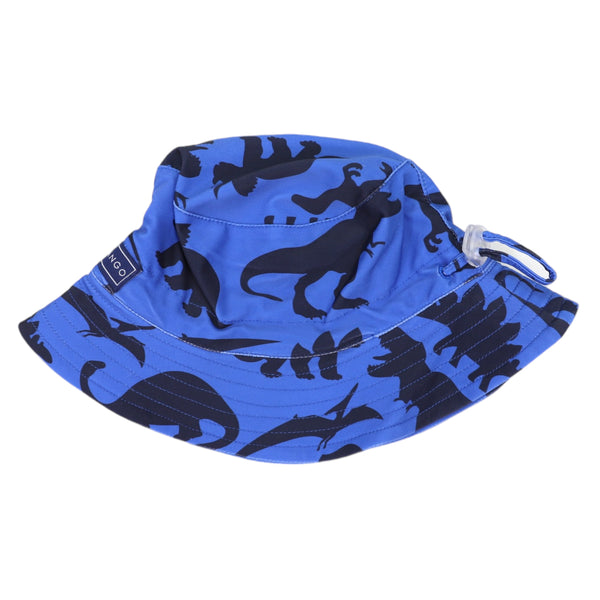 Korango- Dinosaur Swim Hat Blue/ Navy