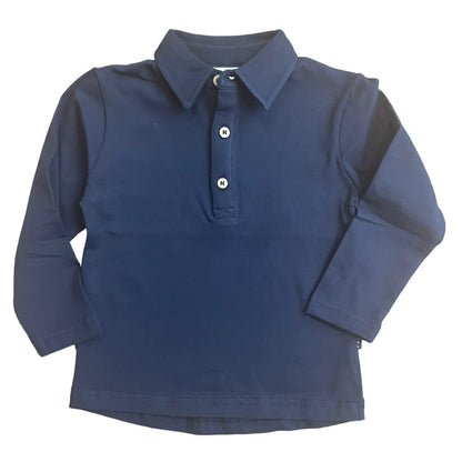 Korango Classic Long Sleeve Rugby Top Peacoat  Baby