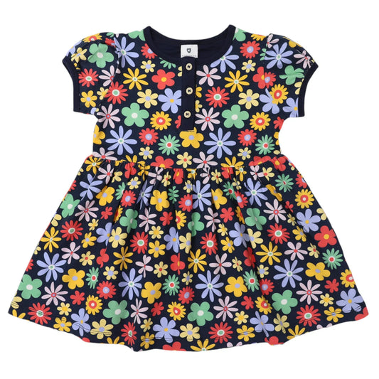 Korango - Flower Print Cotton Dress