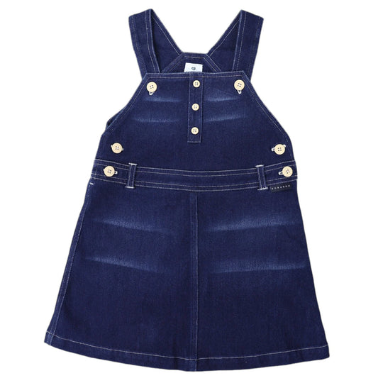 Korango - Denim Pinafore - Dark Wash