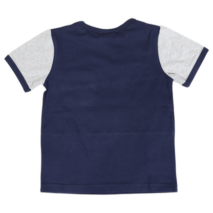 Korango - Colour Block Tee - Navy