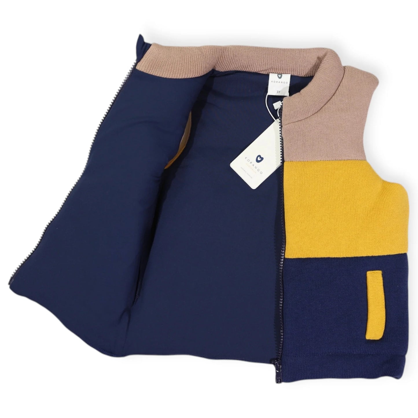 Korango - Contrast Knit Vest