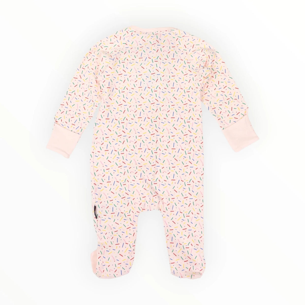 Korango - Sprinkles Zip Cotton Romper Pink