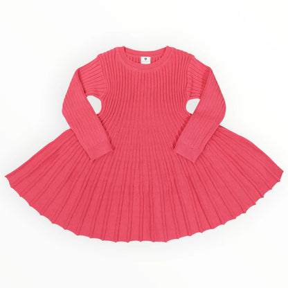Korango - Rib Knit Flare Dress