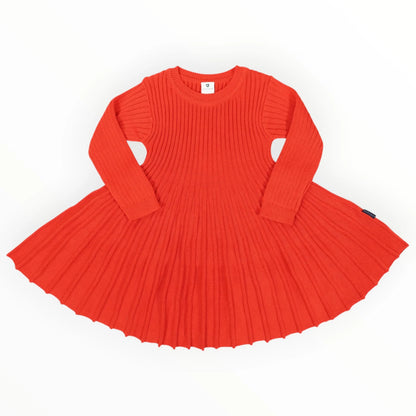 Korango - Rib Knit Flare Dress