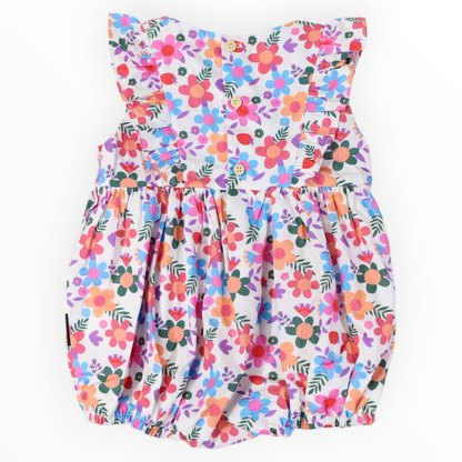 Korango - Smocked Bold Floral Sunsuit