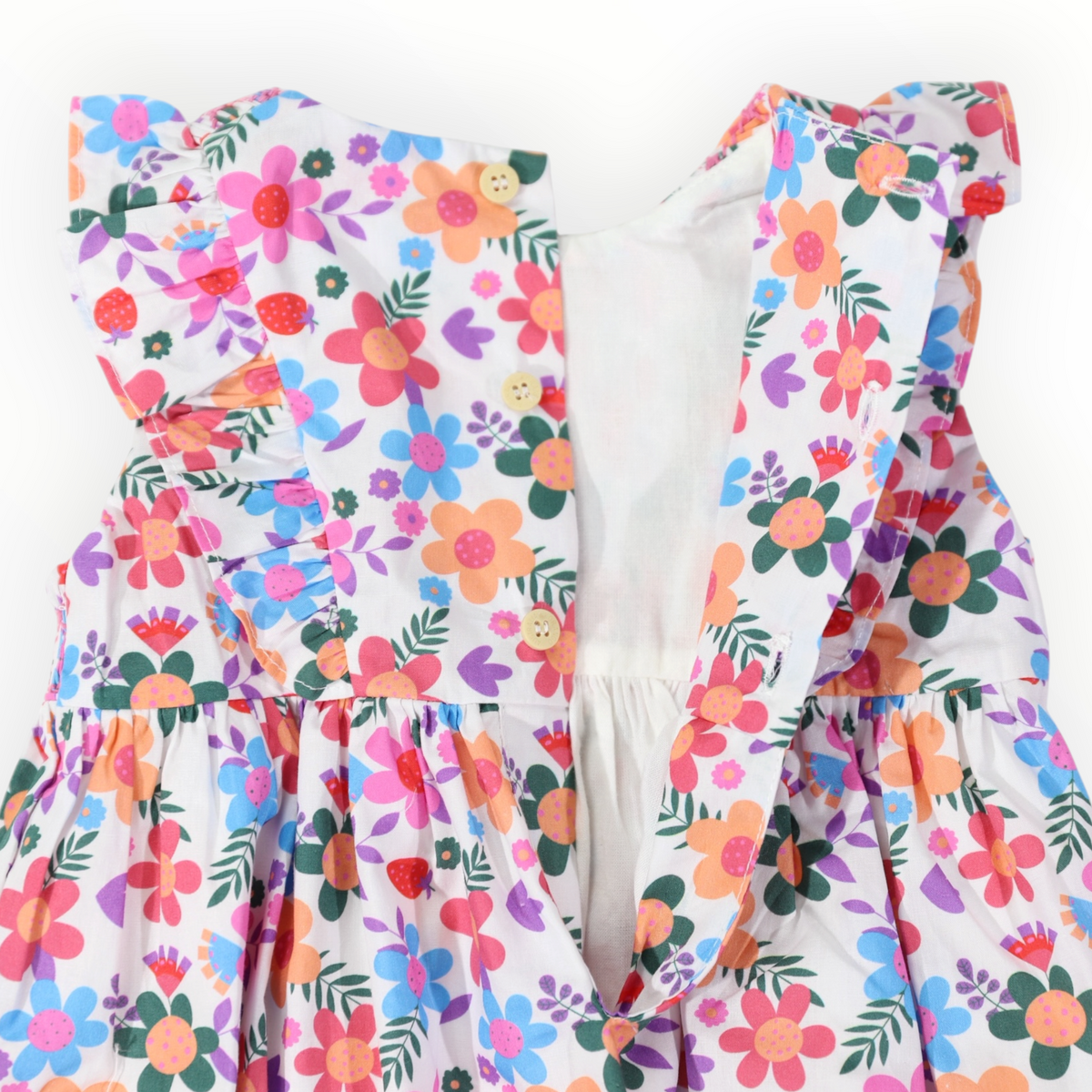 Korango - Smocked Bold Floral Sunsuit