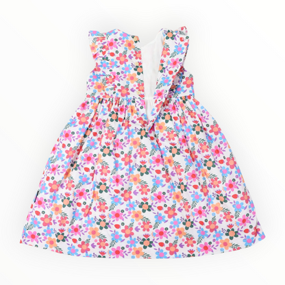 Korango - Smocked Bold Floral Dress